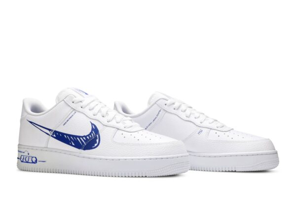 Nike Air Force 1 Low Sketch White Royal CW7581-100 - Nicesk photo 8