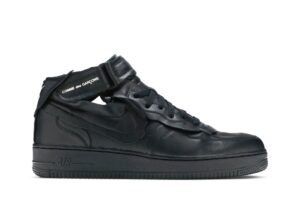 Nike Air Force 1 Mid Comme des Garcons Black DC3601-001 - Nicesk photo 1