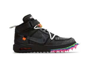 Nike Air Force 1 Mid Off-White Black DO6290-001 - Nicesk photo 1
