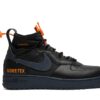Nike Air Force 1 Winter Gore-Tex Black Bright Ceramic Thunder Blue CQ7211-001 - Nicesk photo 1