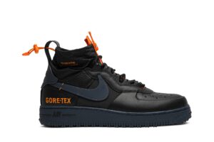 Nike Air Force 1 Winter Gore-Tex Black Bright Ceramic Thunder Blue CQ7211-001 - Nicesk photo 1