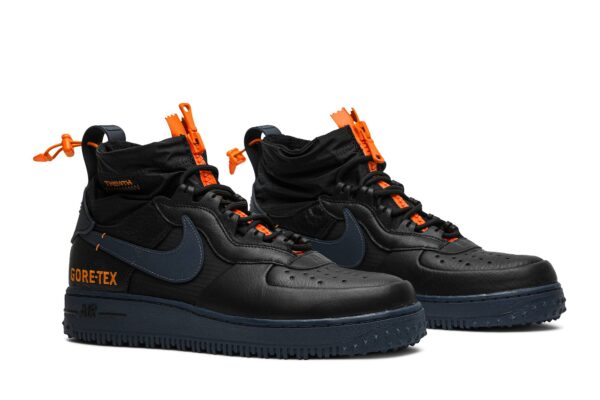 Nike Air Force 1 Winter Gore-Tex Black Bright Ceramic Thunder Blue CQ7211-001 - Nicesk photo 8