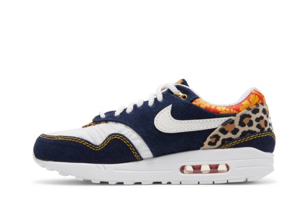 Nike Air Max 1 Premium Denim Leopard FJ4452-432 - Nicesk photo 3