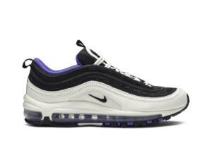 Nike Air Max 97 White Black Persian Violet (GS) 921522-102 - Nicesk photo 1