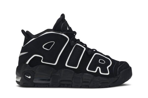 Nike Air More Uptempo Black White (GS) 415082-002 - Nicesk photo 1
