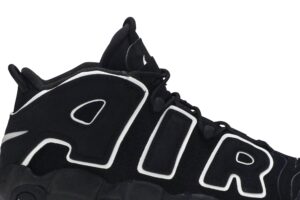 Nike Air More Uptempo Black White (GS) 415082-002 - Nicesk photo 2