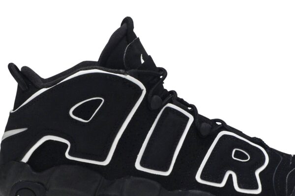 Nike Air More Uptempo Black White (GS) 415082-002 - Nicesk photo 2