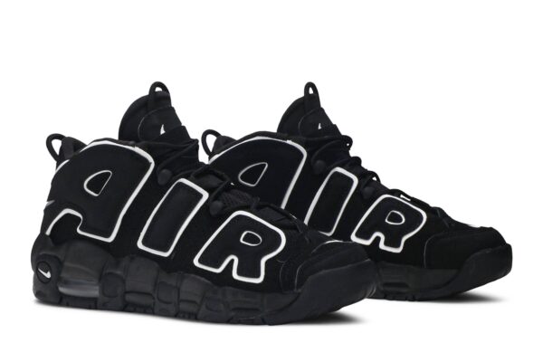 Nike Air More Uptempo Black White (GS) 415082-002 - Nicesk photo 8