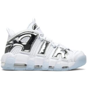 Nike Air More Uptempo Chrome White (Women's) 917593-100 - Nicesk photo 1