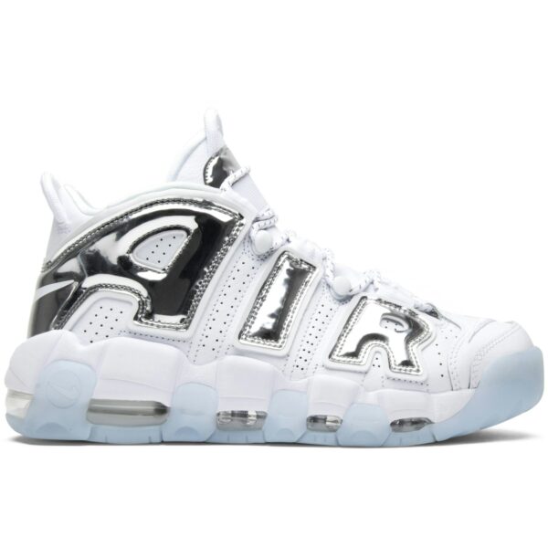 Nike Air More Uptempo Chrome White (Women's) 917593-100 - Nicesk photo 1