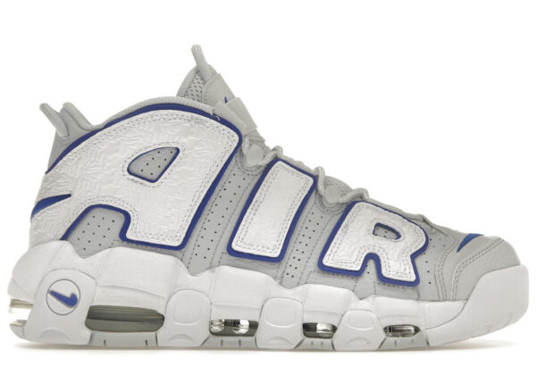 Nike Air More Uptempo Embossed White Royal Blue FD0669-100 - Nicesk photo 1