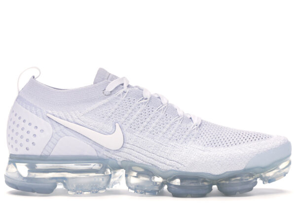 Nike Air VaporMax Flyknit 2 White Pure Platinum 942842-100 - Nicesk photo 1