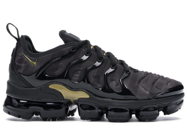 Nike Air VaporMax Plus Black Anthracite Metallic Gold CQ4612-001 - Nicesk photo 1