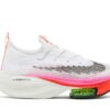 Nike Air Zoom Alphafly Next% Flyknit White Pink DJ5455-100 - Nicesk photo 1
