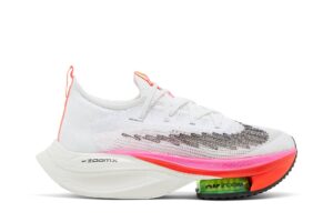 Nike Air Zoom Alphafly Next% Flyknit White Pink DJ5455-100 - Nicesk photo 1