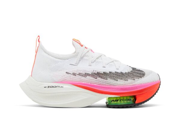 Nike Air Zoom Alphafly Next% Flyknit White Pink DJ5455-100 - Nicesk photo 1
