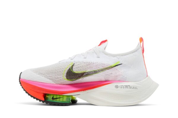 Nike Air Zoom Alphafly Next% Flyknit White Pink DJ5455-100 - Nicesk photo 3