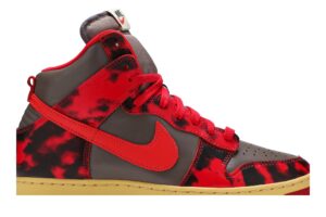 Nike Dunk High 1985 Red Acid Wash DD9404-600 - Nicesk photo 2