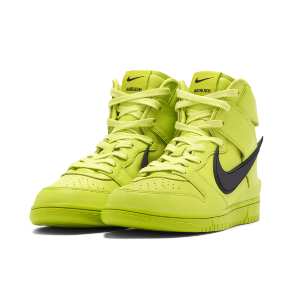 Nike Dunk High AMBUSH Flash Lime CU7544-300 - Nicesk photo 4