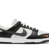 Nike Dunk Low Black Total Orange Mini Swoosh FN7808-001 - Nicesk photo 1