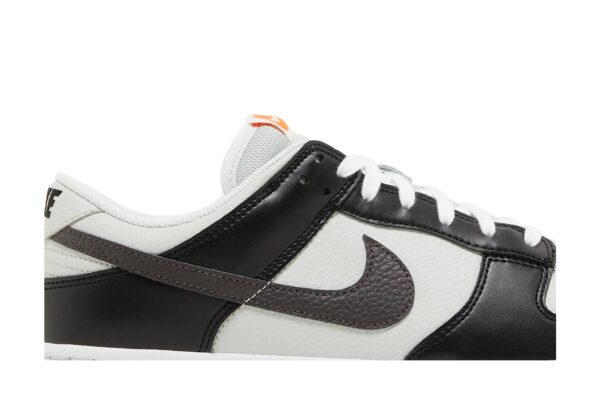 Nike Dunk Low Black Total Orange Mini Swoosh FN7808-001 - Nicesk photo 2