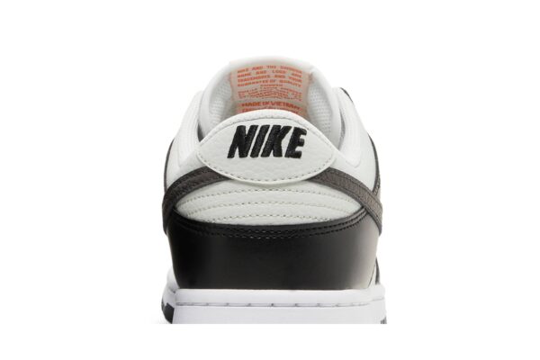 Nike Dunk Low Black Total Orange Mini Swoosh FN7808-001 - Nicesk photo 7