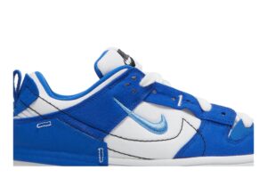 Nike Dunk Low Disrupt 2 White University Blue (Women's) DH4402-102 - Nicesk photo 2