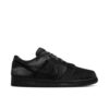 Nike Dunk Low Dover Street Market Triple Black Velvet DH2686-002 - Nicesk photo 1