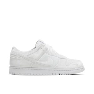 Nike Dunk Low Dover Street Market Triple White Velvet DH2686-100 - Nicesk photo 1