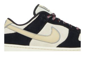 Nike Dunk Low LX Black Suede Team Gold (Women's) DV3054-001 - Nicesk photo 2