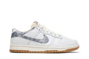 Nike Dunk Low New Americana Washed Denim FN6881-100 - Nicesk photo 1