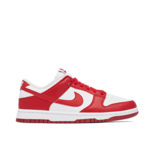 Nike Dunk Low Next Nature White Gym Red (Women's) DN1431-101 - Nicesk photo 1
