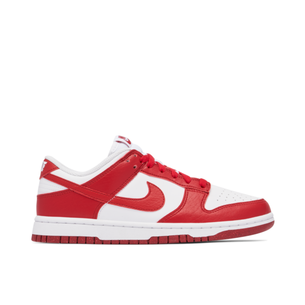 Nike Dunk Low Next Nature White Gym Red (Women's) DN1431-101 - Nicesk photo 1