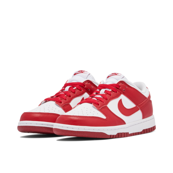 Nike Dunk Low Next Nature White Gym Red (Women's) DN1431-101 - Nicesk photo 4