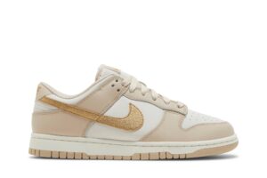 Nike Dunk Low Phantom Metallic Gold (Women's) DX5930-001 - Nicesk photo 1