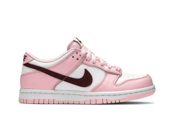 Nike Dunk Low Pink Foam Red White (GS) CW1590-601 - Nicesk photo 1