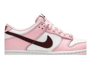 Nike Dunk Low Pink Foam Red White (GS) CW1590-601 - Nicesk photo 2