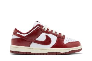 Nike Dunk Low PRM Vintage Team Red (Women's) FJ4555-100 - Nicesk photo 1