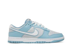 Nike Dunk Low Retro Fleece Swoosh Worn Blue FB1871-011 - Nicesk photo 1