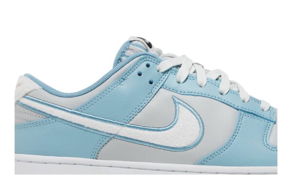 Nike Dunk Low Retro Fleece Swoosh Worn Blue FB1871-011 - Nicesk photo 2
