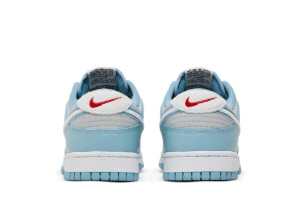 Nike Dunk Low Retro Fleece Swoosh Worn Blue FB1871-011 - Nicesk photo 6