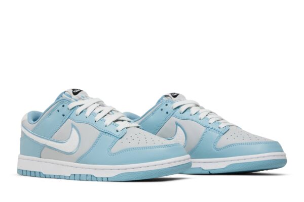Nike Dunk Low Retro Fleece Swoosh Worn Blue FB1871-011 - Nicesk photo 8