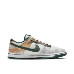 Nike Dunk Low SE Sail Multi-Camo DH0957-100 - Nicesk photo 1