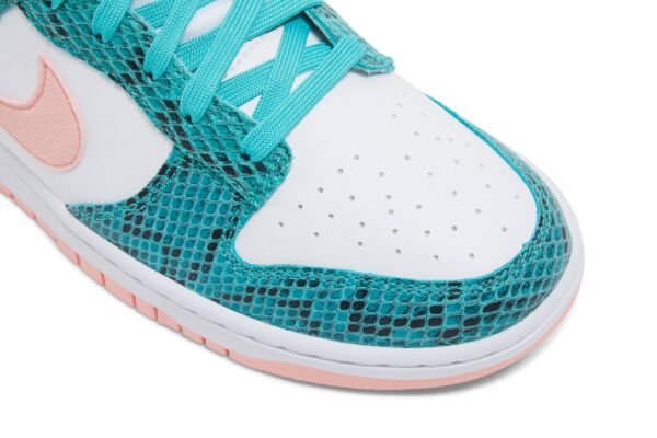 Nike Dunk Low Snakeskin Washed Teal Bleached Coral DR8577-300 - Nicesk photo 10