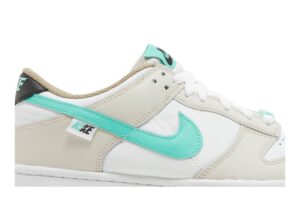 Nike Dunk Low Split Seam White Tan Mint (GS) DX6063-131 - Nicesk photo 2