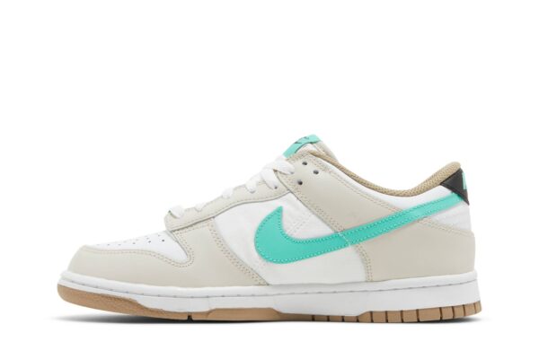 Nike Dunk Low Split Seam White Tan Mint (GS) DX6063-131 - Nicesk photo 3