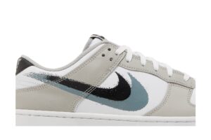 Nike Dunk Low Stencil Swoosh FD0661-100 - Nicesk photo 2