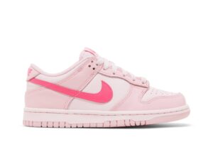 Nike Dunk Low Triple Pink (GS) DH9765-600 - Nicesk photo 1