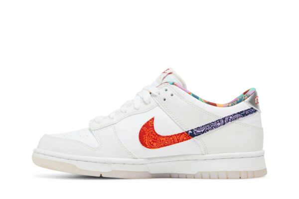 Nike Dunk Low White Multi-Color Paisley (GS) FN8913-141 - Nicesk photo 3