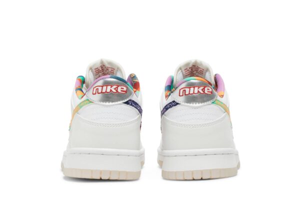Nike Dunk Low White Multi-Color Paisley (GS) FN8913-141 - Nicesk photo 6
